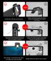 AK47 Mobile Game Trigger Fire Button Game pad for PUBG Shooter Controller. 