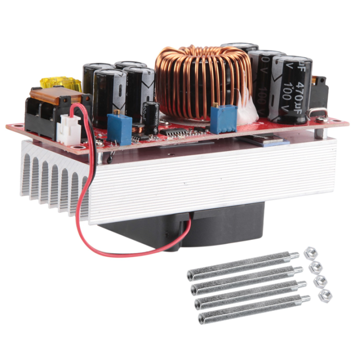 1500W 30A DC-DC Boost Converter Module 10-60V to 12-97V Voltage Step Up ...