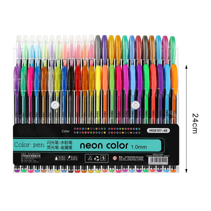 Modeow%20Glitter%20Gel%20Pens%2048pcs%20Gel%20Pen%20Set%20Glitter%20Highlighter%20Metallic%20Pens%20Quick-drying%20Ink%20Smooth%20Writing%20Back%20to%20School%20Supplies%20Yellow%20Gel%20-%20Image%204