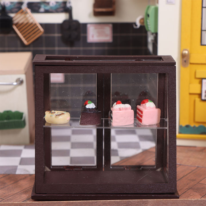 1:12%20Dollhouse%20Miniature%20Display%20Cabinet%20Cake%20Cabinet%20Mini%20Bread%20Rack%20Cupboard%20Storage%20Shelf%20Model%20Kitchen%20Furniture%20Decor%20Toy%20Natuo%20-%20Image%203