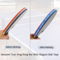 2pcs Table Tennis Racket Edge Tape Professional Accessories Ping Pong Bat Protective Side Tape Protector Accessories LUKE. 