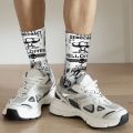 Cool Helldivers Full Sports Socks Polyester Crew Socks for Women Men. 