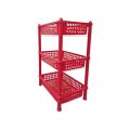 Multipurpose Large 3-Tier Kitchen Storage Rack With Durable Design And Ample Space. 