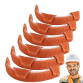 NCANRUI Hard Hat Sweatband- Cotton Washable Hard Hat Self Adhesive Sweat Band Liner Reusable Hard Hat Helmet Sweat Pads 6PCS. 