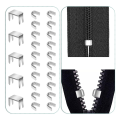 ARELENE Zipper Repair Kit, 5 Zipper Replacement Slider Kit, Zippers Pull Zip Bottom Stop and Top Stop Fix Zipper on. 