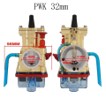 Universal Carburetor Carburador with Power Jet for PWK 28mm 2T 4T 75Cc-250Cc Replacement Accessories. 