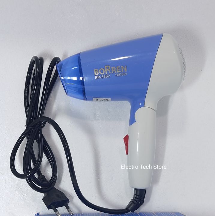 Borren%20BR-3302%20Foldable%20Folding%20Handle%20Hair%20Dryer-1600W%20-%20Image%203