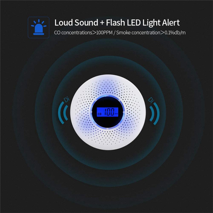 3X%20Carbon%20Monoxide%20and%20Smoke%20Combo%20Detector%20Battery%20Operated%20CO%20Alarm%20with%20LED%20Light%20Flashing%20Sound%20Warning%20-%20Image%202