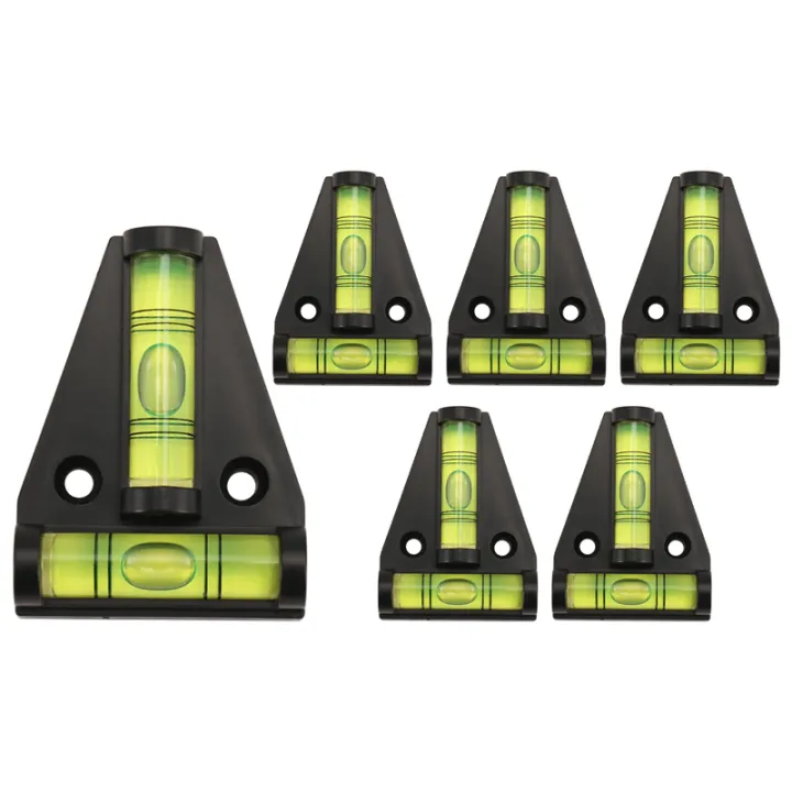 6 Pack RV T Level, 2 Way T-Type Check Bubble Level for Caravan RV ...