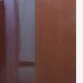 Brown Wooden Shoe Rack 33X48X13". 