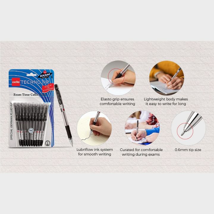 Cello%20Techno%20Tip%20Ball%20Pen%20(Pack%20Of%2010%20Pcs)%20-%20Image%202