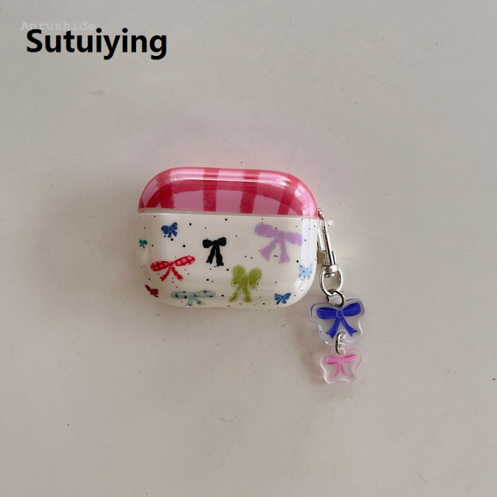 Sutuiying%20Fashion%20Anrushide%20Korean%20Ins%20Cute%20Colourful%20Bow%20For%20Apple%20Airpods%20Pro%201st%20Generation%20High%20Quality%202nd%20Generation%203rd%20Generation%204th%20Generation%20Bluetooth%20Headse%20-%20Image%207