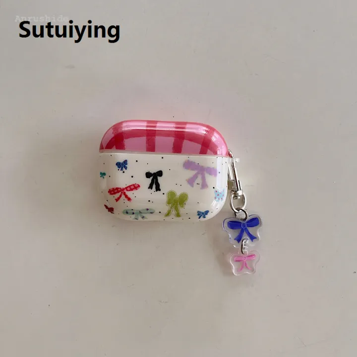 Sutuiying%20Fashion%20Anrushide%20Korean%20Ins%20Cute%20Colourful%20Bow%20For%20Apple%20Airpods%20Pro%201st%20Generation%20High%20Quality%202nd%20Generation%203rd%20Generation%204th%20Generation%20Bluetooth%20Headse%20-%20Image%207