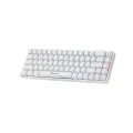 Xtrike Me GK-995W Tri-Mode Wireless Mechanical Gaming Keyboard - (Bluetooth, 2.4GHz & Wired USB-C) - RGB Backlit -Mechanical Red Switches - 99-Key Layout - Driver Programable - High-Capacity Battery - (Windows, Mac, Android, and iOS)Compatible - White. 
