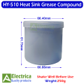 Vylon HY510 250g Grey Silicone Compound Thermal Paste Conductive Grease Heatsink for CPU GPU Chipset Termopasta Cooling with scraper by Electrica. 