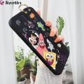 Jizetin for Realme 9 Pro / OnePlus Nord CE 2 Lite 5G Back Cover Wrist Strap Funny SpongeBob Candy Color Crashproof Phone Cases. 