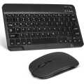 Rechargeable Bluetooth Keyboard and Mouse Combo Ultra Slim Full-Size Keyboard and Ergonomic Mouse for All Bluetooth Enabled Mac/Tablet/iPad/PC/Laptop. 