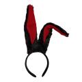 CARAT Plush Bunny Ear Headband Fluffy Bunny Ears Headband for Halloween Cosplay Party Wear Cute Rabbit Ear Hair Hoop Costume for Women. 