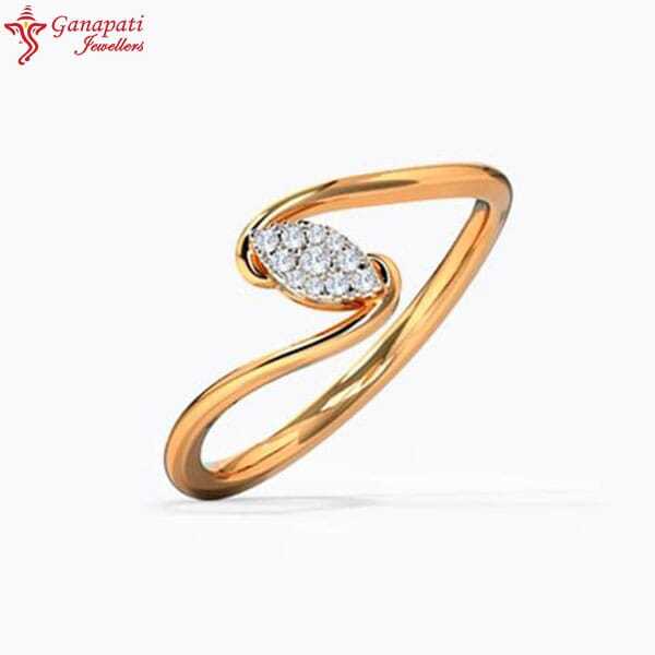 Ganapati Jewellers Elegant Diamond Ring For Women