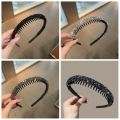 Plastic  Headband Fashion with Toothed Face Wash  Hair Hoop Make Up  Hairband Male. 