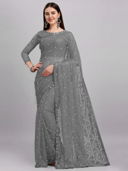Self%20Design%20Bollywood%20Net%20Saree%20for%20Women%20Elegant%20Ethnic%20Wear%20-%20Image%202