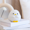 Duck Night Light, Cute Duck Lamp,Squishy Silicone Nightlight with 30 Minutes Timer, Rechargeable Bedside Lamp with Touch Easy Install Easy to Use. 