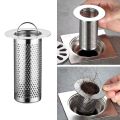 Multifunctional Anti-Clogging Floor Drain Filter Mesh With Handle Anti-Pest Sink Strainer Waste Drainer Stainless Steel Sealing Cover Kitchen Bathroom Toilet Tool. 