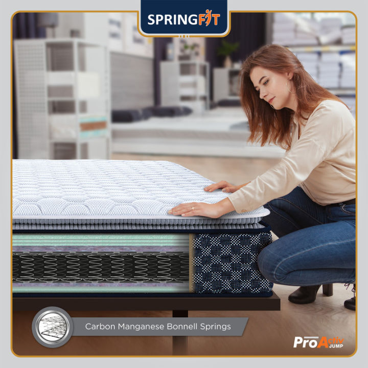 Springfit%20Pro%20Activ%20Jump%208%20Layered%20Pillow%20Top%20Model%20Medium%20Soft%20Hotel%20Comfort%20Premium%20Bed%20Mattresses%208%20Inch-%20Double%20Size%20Bed%20(%2078x48x8%20Inch,%20Bonnell%20Spring%20Mattress%20)%20-%20Image%204
