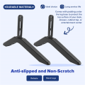 Universal TV Stand Base Table Top TV Legs for Televisions with Screws Easy Install Easy to Use. 