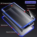 Ashunqiwen Camera Protection CaseFor Samsung Galaxy S24 Ultra Plus S23FE S23 Plus S23 Ultra Samsung S 23 S23Plus S 23+ S 23 5G Double Sided Glass Casing Flip Phone Case Magnet Metal Bumper Full 360° Protection Hard Cases Cover. 
