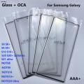 Wenefang NEW With OCA Touch Screen LCD Front Outer Glass Lens For Samsung Galaxy Note 8 9 10 10+ 20 ultra s8 s9 s10 + 5G s20 s20+ ultra. 