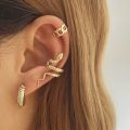 ANX Trendy Stunning Ear Cuff 3pcs/Set Snake Ear Cuffs  Non-Piercing Ear Clip Earrings for Women. 
