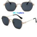Metal Hexagon Frame Sunglasses for men. 