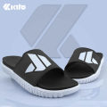 Kito Black Slides For Men- Kito Ah50M Slippers For Men - Black | Multisize | Fashion | Slippers For Men. 