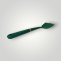 Green High Grade Hard Silicone Spatula For Non-Stick Cookwares For Scratchless Handling. 