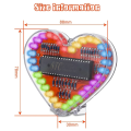 Heart Shaped RGB LED Flashing Light Module DIY Electronic Kit Water Lamp Soldering Project Practice for School Student. 