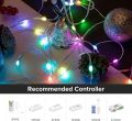 WS2812B RGB Ic Individually Addressable Chasing Color Smart Fairy String Light PVC Wire 32.8FT 100LEDs without Controller. 