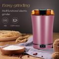 Coarse Grain Crusher Stainless Steel Pulverizer Household Pulverizer Coffee Grinder Electric Mini Desktop Grinder Spice Grinder. 