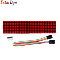 MAX7219 Dot Matrix Module For Arduino Microcontroller 4 In One Display with 5P Line Red Green Blue. 