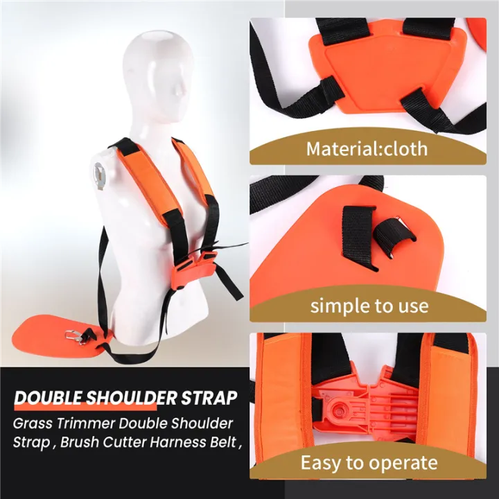 SptrryDouble%20Shoulder%20Strap%20Grass%20Trimmer%20Brush%20Cutter%20Harness%20Belt%20Pruner%20Yellow%20-%20Image%207