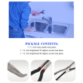 3X 11 inch EXTRA LONG NOSE PLIERS SET STRAIGHT & BENT TIP MECHANIC GRIP HAND TOOL. 