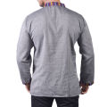 Binay Embroidery Grey Nepali Kurta With Border Shirt For Men - Fashion | Shirts For Men | Men's Wear |. 