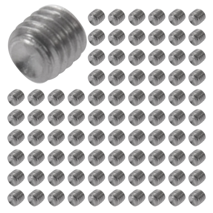 ZOROOM 1000pcs M3x3mm Stainless Steel Hex Socket Set Cap Point Grub Screws Silver