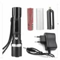 500 Lumens 3 Modes  XPE Led Powerful Zoom Rechargeable Tactical Torch. 