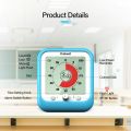Hot Selling VT09 Digital 60-Minute Visual Timer with 3.5-Inch Colored Screen Countdown Timer for Kids Or Adults. 