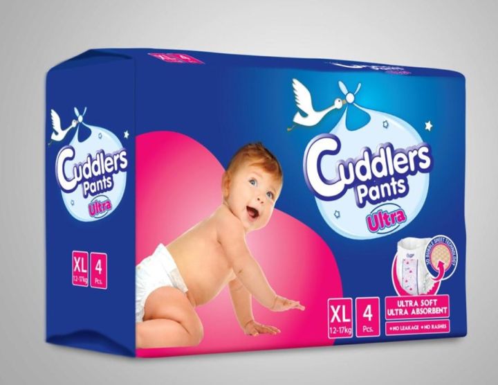 5%20packs%20Cuddlers%20Diaper%20XL%204%20Pcs/pack%20(12-17%20kg)%20-%20Image%202