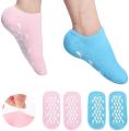 Moisturizing Silicone Spa Gel Socks for Dry Cracked Feet 1 pair. 