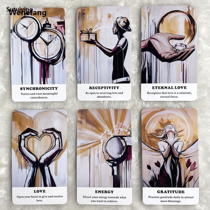Wenefang%20Sutuiying%20Enchanted%20Path%20Oracle%20Deck,%20Tarot%20Cards,%20On%20The%20Path%20To%20A%20Life%20Fifty%202025%20New%20percent%20discount%20Filled%20With%20Love%20And%20Miracles,%2054-Cards%20With%20Keywords,%2012x7cm%20-%20Image%206