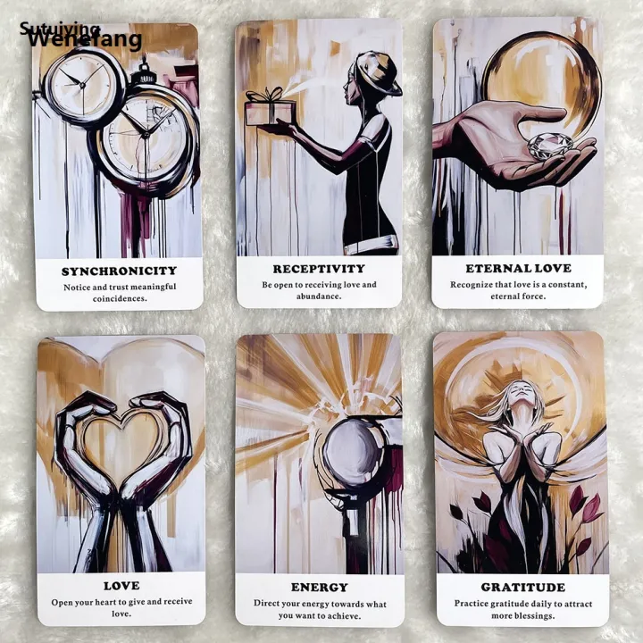Wenefang%20Sutuiying%20Enchanted%20Path%20Oracle%20Deck,%20Tarot%20Cards,%20On%20The%20Path%20To%20A%20Life%20Fifty%202025%20New%20percent%20discount%20Filled%20With%20Love%20And%20Miracles,%2054-Cards%20With%20Keywords,%2012x7cm%20-%20Image%206