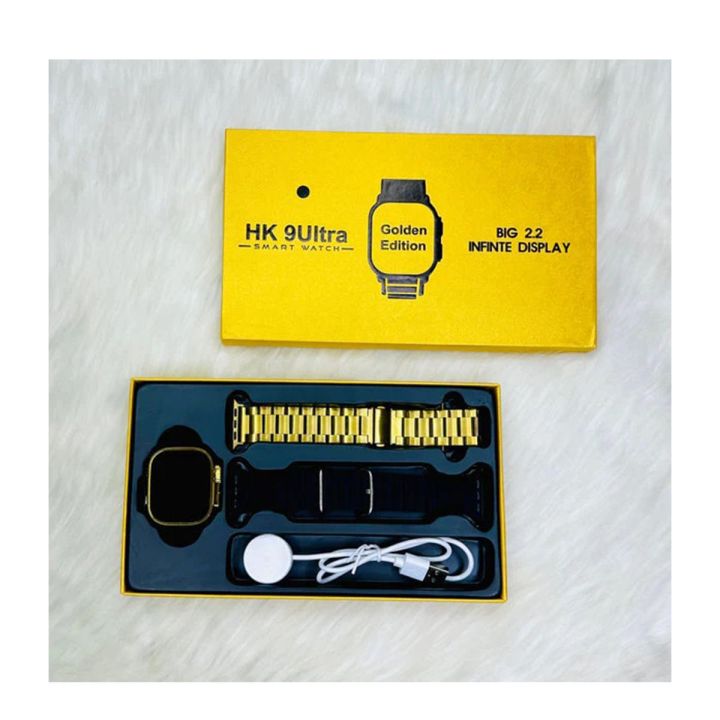 Hk9%20Ultra%20%E2%80%93%20Golden%20Edition%20%E2%80%93%20Big%202.2%20Infinite%20Display%20Smart%20Watch%20Wireless%20Charging%20Smartwatch%20Bluetooth%20Call%20Sleep%20Monitoring%20Series%208%20Watch%20for%20Men%20Women%20-%20Image%203